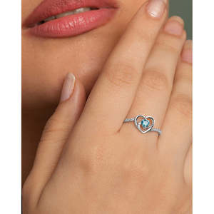 Anillos de Plata de Ley 925 de Primera Calidad para Mujer, Chapados en Rodio, con Incrustaciones de Topacio y Circonio, Diseño para Parejas, Estilo Moderno, Anillo para Hombre - Product Image 4