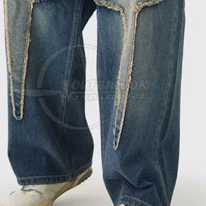 กางเกงยีนส์ทรงแบ็กกี้สไตล์สปอร์ตสำหรับผู้ชาย ใส่ได้ในฤดูหนาว มีจำหน่ายออนไลน์ ขายส่งกางเกงยีนส์ทรงแบ็กกี้สำหรับผู้ชาย - Product Image 5