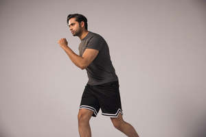 Pantalones Cortos de Yoga de Alta Calidad, 100% Poliéster, Suaves, Holgados, Transpirables, Ecológicos, de Secado Rápido, Estilo Casual Urbano, con Cordón Ajustable, Tejidos - Product Image 4