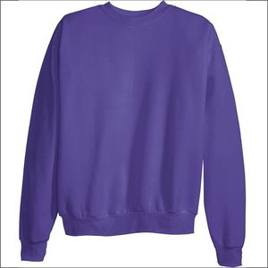 2025 nueva llegada otoño 100% algodón cuello redondo hecho a medida Color sólido pulóver sudadera para hombres mujeres secado rápido transpirable - Product Image 6