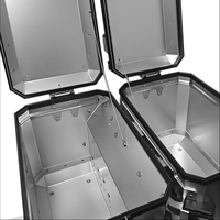 Pour BMW 750/850/1200/1250, coffres arrière et latéraux en alliage d'aluminium
