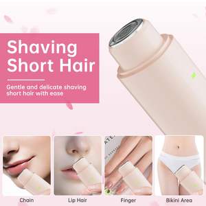 Afeitadora Eléctrica Inalámbrica para Mujer, Depiladora Facial de Doble Cuchilla para Rostro, Piernas y Axilas - Product Image 3