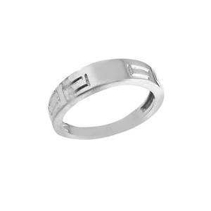 Bague de fiançailles en argent sterling 925 gravée de style bohème classique pour femmes, pour mariage et fête - Product Image 1