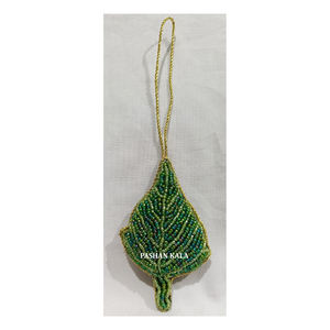 Forma de árbol Zari Bordado Árbol de Navidad Adornos colgantes Material de tela Color menta Usado Festival de Navidad Decoraciones para fiestas - Product Image 1