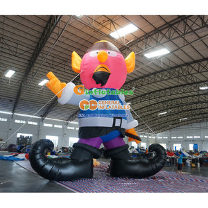 التلويح باليد قابل للنفخ صبي طاه التميمة لإعلانات المطاعم الفعالة - Product Image 1