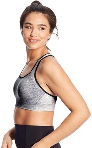 Heat-Transfer Printing Logo High <b>Support</b> Spandex/Nylon Sports Bra <b>Crop</b> <b>Top</b> Fitness Tights Crystals Beautiful Back Vest - Product Image 3