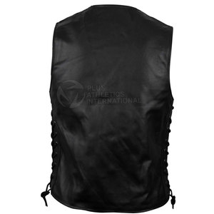 Chaleco de cuero transpirable cálido de invierno para hombre, ropa informal transpirable, precio razonable, Chaleco de cuero transpirable para hombre - Product Image 3