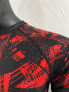 Media manga de compresión Rash Guards último brillante personalizado Jiu Jitsu Kimono De Jiu Jitsu colores manga corta hombres Rash Guards - Product Image 3