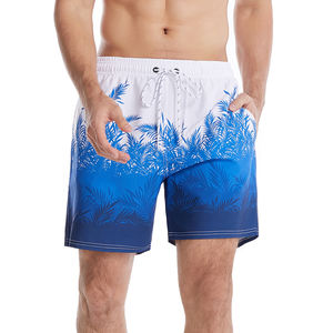 Short de bain de surf pour homme en polyester à séchage rapide, taille plus, coupe haute, logo personnalisé, transfert thermique, 1 pièce, 2026 - Product Image 3