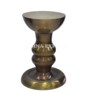 Mesa lateral de Metal con relieve de diamante, niquelado, para dormitorio y sala de estar, uso decorativo para el hogar - Product Image 3