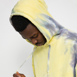 Sudadera con capucha de algodón teñida con logotipo personalizado para hombre, sudadera holgada de invierno de gran tamaño de alta calidad con impresión Digital, novedad de 2025 - Product Image 5