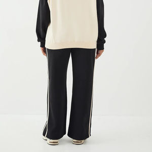 Pantalon de survêtement pour femmes en 100% coton de haute qualité 450GSM jambes droites pantalon évasé baggy pour femmes vente en gros - Product Image 2