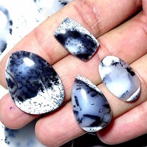 อัญมณีควอตซ์เดนดริติกทำจาก100% อัญมณีทรงหลวมแบบธรรมชาติรูปทรงผสมสำหรับทำเครื่องประดับ - Product Image 2