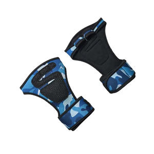 Gants en néoprène crossfit sans doigts d'haltérophilie de couleur et de logo personnalisables pour les deadlifts lourds et la protection de la paume - Product Image 4