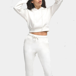 Vente en gros Sweat à capuche court surdimensionné pour femmes Streetwear lourd Sweat-shirt Boxy personnalisé au design vieilli Sweat-shirt à capuche pour l'hiver - Product Image 5