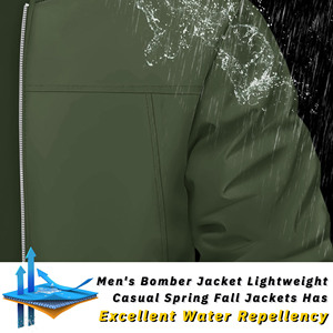Wholesale Custom Unisex Fashion Windproof Varsity <b>Zip</b>-<b>up</b> <b>Jackets</b> Polyester Streetwear Casual Baseball <b>Jacket</b> For Men - Product Image 2