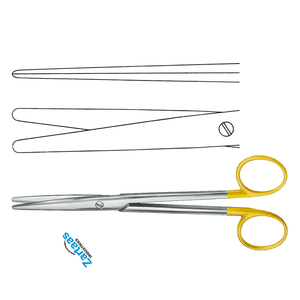 Ciseaux de dissection droits fins TC Lexer en acier inoxydable de haute qualité Instruments chirurgicaux de 16cm - Product Image 4