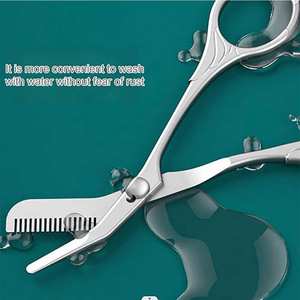 Tijeras compactas para cejas para el cuidado de las personas Tijeras ergonómicas para cejas para un uso fácil con logotipo impreso - Product Image 2