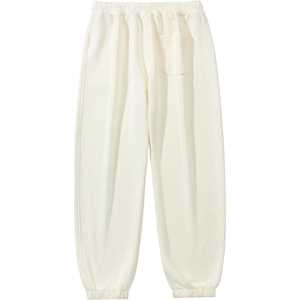 2025 <b>Men's</b> Sportswear Street Style Canvas Casual Breathable Lightweight High Waist <b>Elastic</b> Closure <b>Trouser</b> - Product Image 3