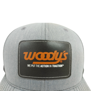 OEM Custom Leather <b>Patch</b> Logo Trucker Hat Structured Mesh <b>Back</b> Cap Adjustable Snapback Closure 6 Panel Vietnam Hat Factory - Product Image 4