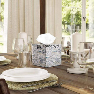 กล่องใส่กระดาษทิชชูลายดอกไม้สลักลายประณีต คุณภาพพรีเมียม สำหรับตกแต่งบ้านสไตล์โมเดิร์นหรูหรา จาก Tradebyd - Product Image 2