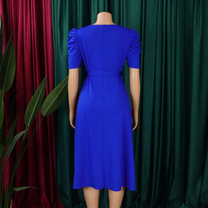 Vestido versátil de poliéster Spandex lápiz carrera con tela transpirable y ajuste cómodo Ideal para eventos de oficina y negocios - Product Image 6