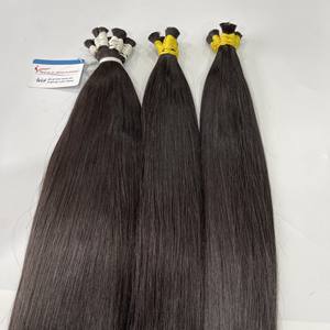 Un seul donneur de haute qualité cheveux crus vietnamiens naturels raides en vrac extensions de cheveux prix de gros - Product Image 6