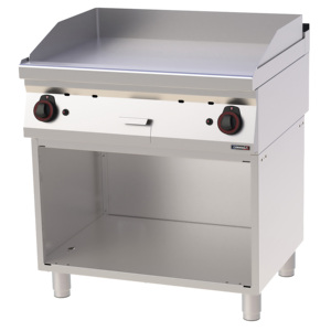 Gabinete Eléctrico de 80 cm con Parrillas de Gas y Planchas Eléctricas con Acabado Cromado Liso - Product Image 1
