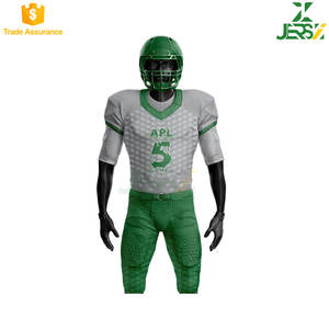 Nouveaux maillots de football américain professionnels de la saison, uniformes personnalisés authentiques cousus, ensembles respirants imprimés, vêtements de football pas chers - Product Image 6
