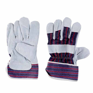 Gants de gréeur de qualité supérieure Double paume en cuir Design Double couche Gants de gréeur de paume pour le travail de machines lourdes Poignée forte - Product Image 1