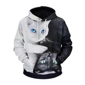 Ajoutez votre texte broderie personnalisée hommes femmes sweats à capuche coton lavé à l'acide à capuche avec Logo sérigraphie personnalisée - Product Image 3