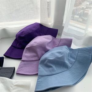 Haute qualité seau chapeau lavande couleur personnalisé 3d broderie Logo casquettes pêcheur chapeau coton unisexe adulte personnalisé seau chapeaux - Product Image 3