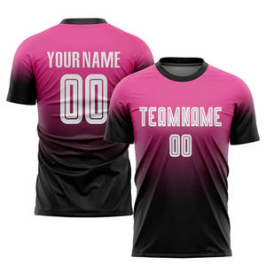 Maillot de football en vente directe d'usine pour hommes et femmes, respirant, léger, manches courtes, col en V, 100% polyester, couleurs personnalisables - Product Image 1