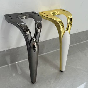 प्लास्टिक कवर प्लेट के साथ लोहे की सामग्री पैर नई डिजाइन फर्नीचर पैर - Product Image 1