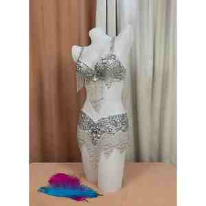 Diseño personalizado Nueva colección 2025 Bra Bead Traje Bellydance con calidad de exportación - Product Image 6