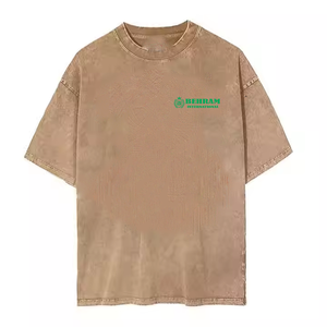 T-shirts d'été personnalisés pour hommes, en polyester/coton, respirants, coupe ample, écologiques, prix abordable, conception OEM, vente en gros - Product Image 2