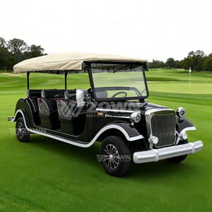 รถเที่ยวชมสถานที่ระบบไฟฟ้าสไตล์วินเทจขนาดเล็กแบบคลาสสิกมี4ล้อสีปรับแต่งได้ของใหม่ - Product Image 1