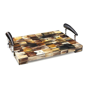 Top Trending Serving <b>Tray</b> With Natural Agate Stone Handles Handmade Decorative Food Drink Platter <b>For</b> Dining Kitchen Home <b>Decor</b> - Product Image 6