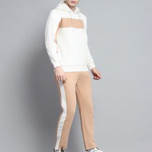 Servicios OEM, Chándal Unisex Personalizado con Logotipo, 100% Algodón, Transpirable, Conjuntos de Otoño Invierno para Hombre, Pantalones con Patrón Liso - Product Image 2