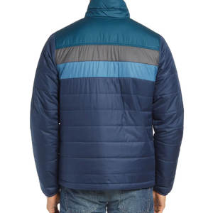 Customized Men's Casual Mandarin Collar Puffer Canvas <b>Jacket</b> High Quality <b>Packable</b> Breathable Cotton Filled Plus Size Winter New - Product Image 2