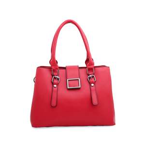 Lujo rojo P35869 bolso de mano Formal para niñas pequeños tamaños grandes cierre abierto dos correas Satchel Cadena de plumas decoración Casual Mini bolso - Product Image 3