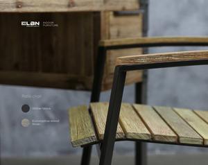 Silla de comedor de madera de estilo rústico moderno con respaldo de tela de peluche para el hogar, oficina, escuela, Hotel, restaurante, cafeterías Nórdicas - Product Image 2