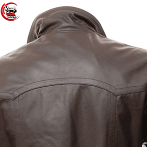แจ็กเก็ตหนังผู้ชายกันลมเสื้อเบลเซอร์ผ้ามาใหม่สำหรับฤดูใบไม้ร่วงฤดูหนาว - Product Image 5