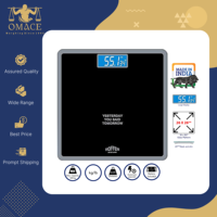 Balance numérique personnelle portable à plateforme antidérapante, alimentée par batterie, avec écran LCD en verre trempé, à prix bas et forte demande