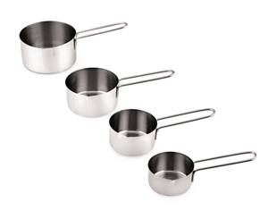 Stainless Steel Eco-Friendly <b>Measuring</b> <b>Cup</b> <b>Set</b> with Pour Spout and Long Handle Dishwasher Safe - Product Image 2