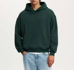 100% coton sweats pour hommes et femmes 100% coton sweats à capuche industrie directe coton sweats personnalisés couleur noire sweats à capuche - Product Image 5