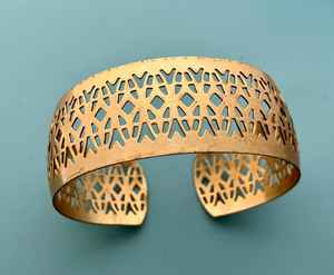 Brazalete de latón Pulsera Joyería hecha a mano TraditionalEthnic Exclusivo Joyería de moda Hermoso regalo para mujeres - Product Image 1