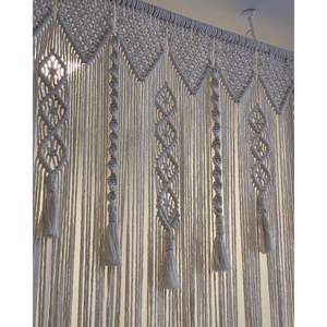 Boho Decor <b>Macram</b> Wall <b>Curtain</b> Hanging Tassel <b>Curtain</b> for Wall Decoration <b>Curtains</b> & Valances - Product Image 2