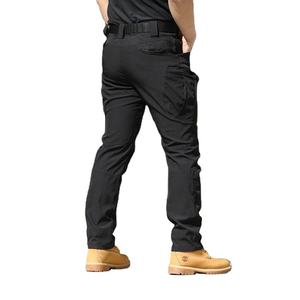 Pantalons cargo unisexes, fournisseur direct d'usine, OEM, logo personnalisé, coton, streetwear, décontracté, extérieur, multi-poches, tactique, mode - Product Image 2