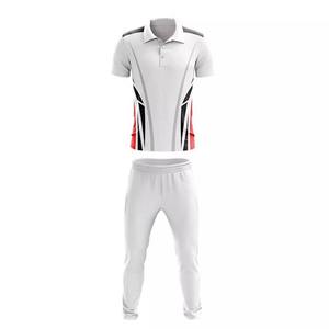 Ensemble de tenue de cricket pour homme à manches courtes respirant personnalisé avec impression de logo de marque personnalisée, plusieurs tailles, vente en gros directe d'usine - Product Image 3